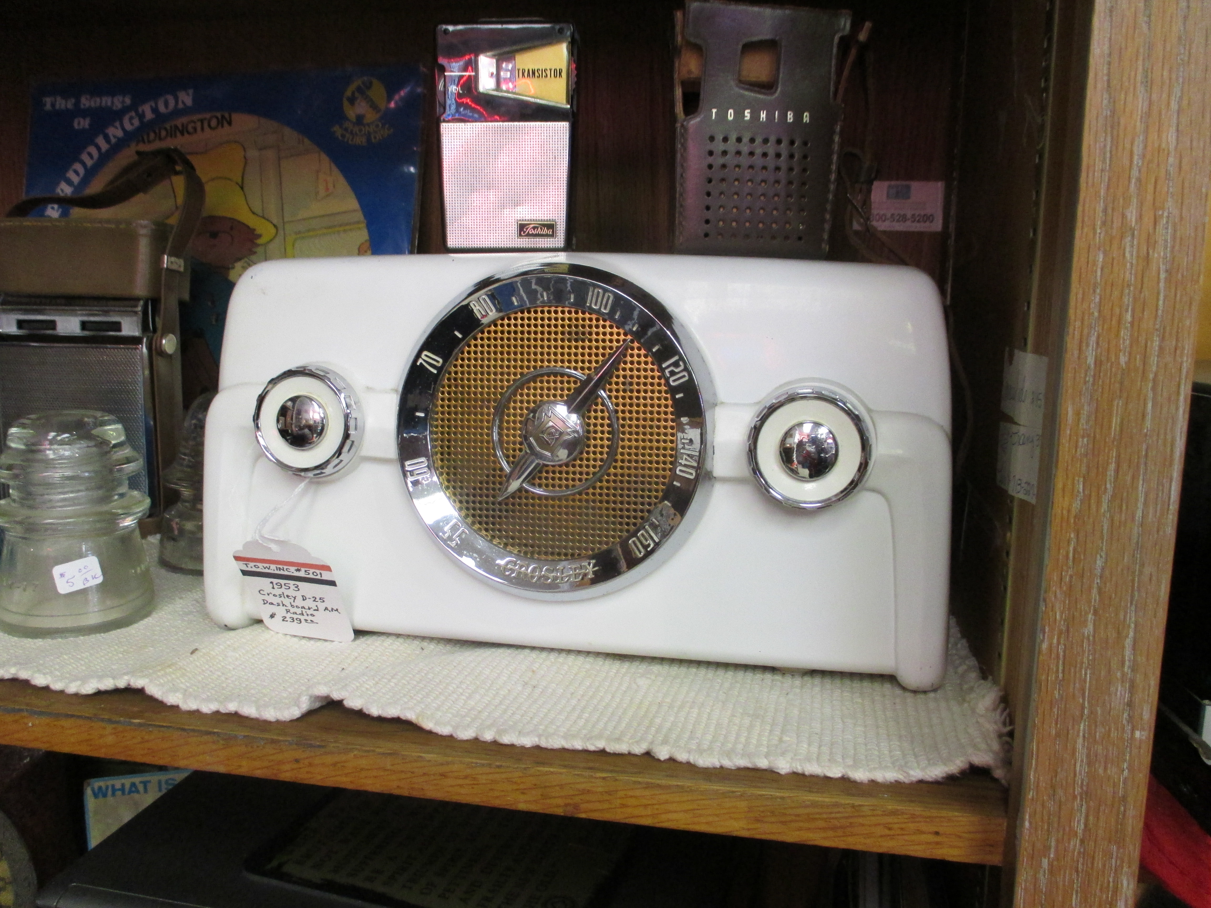 1953 Crosley D-25 Dashboard radio 1953 restored with 1 year warranty $239